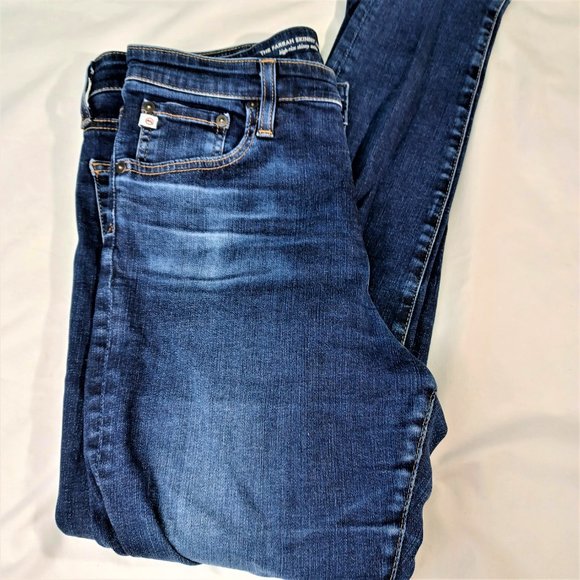 AG Adriano Goldschmied Jeans Farrah Skinny Ankle Size 30R - Picture 2 of 6